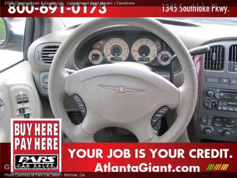 Light Almond Pearl Metallic / Sandstone 2002 Chrysler Town & Country LXi