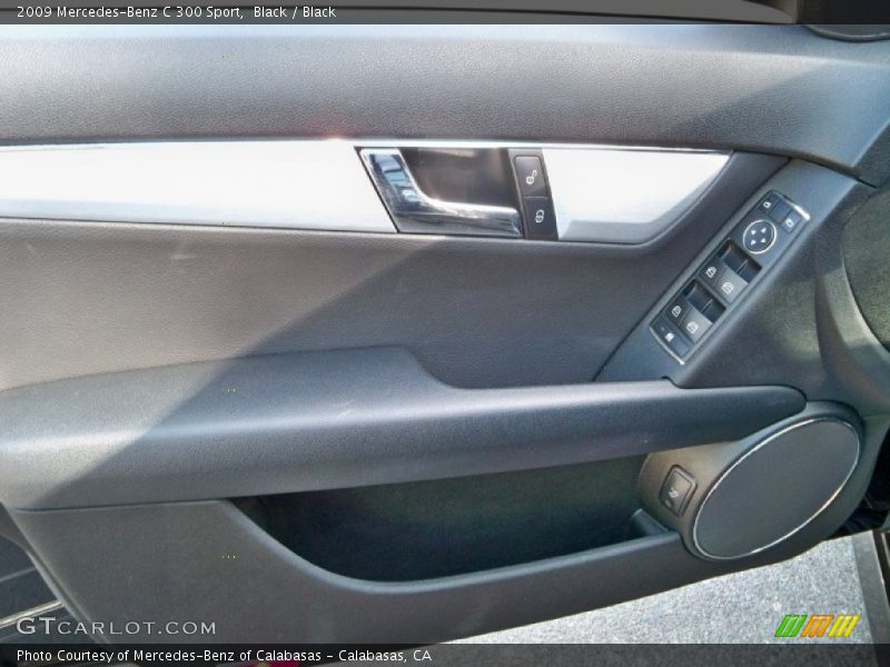 Black / Black 2009 Mercedes-Benz C 300 Sport