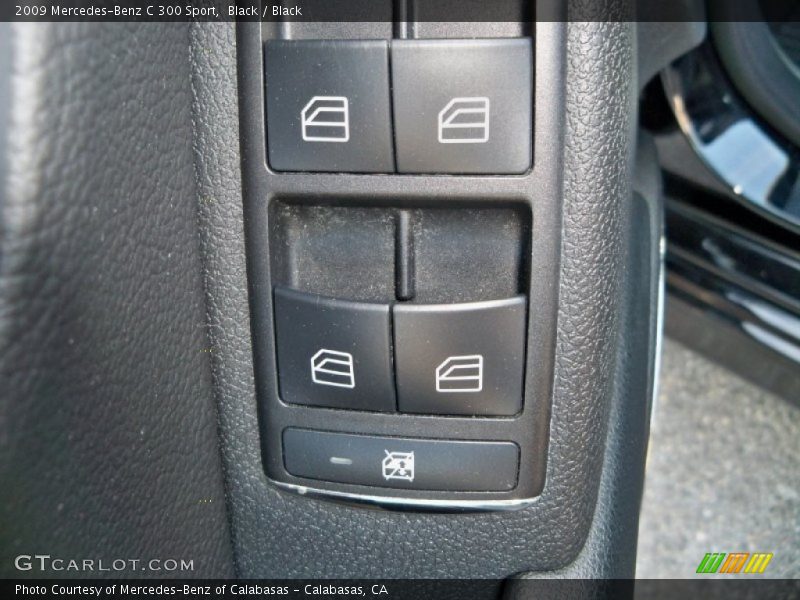 Black / Black 2009 Mercedes-Benz C 300 Sport