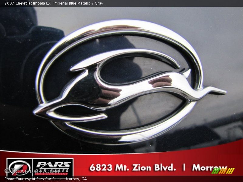 Imperial Blue Metallic / Gray 2007 Chevrolet Impala LS
