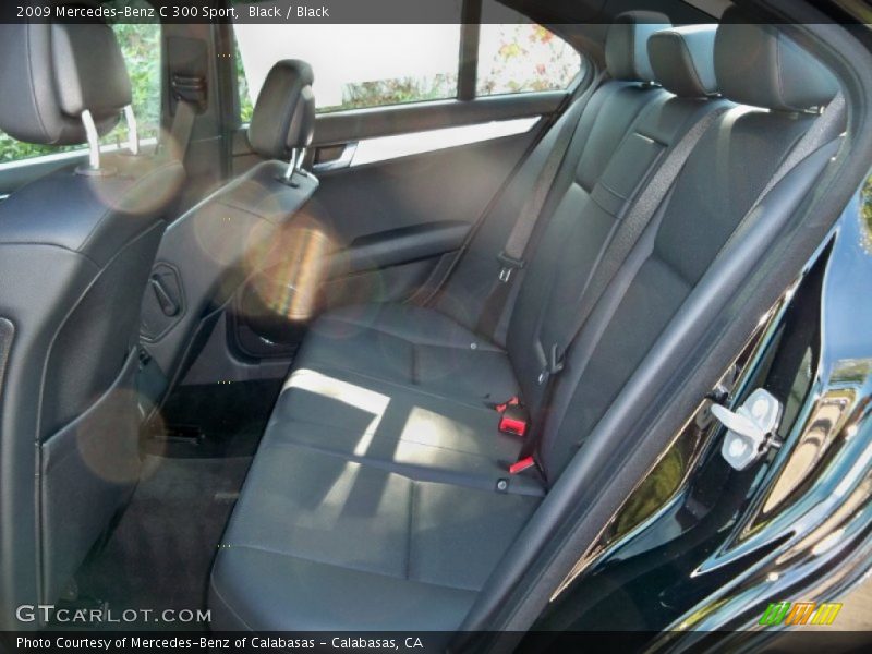Black / Black 2009 Mercedes-Benz C 300 Sport