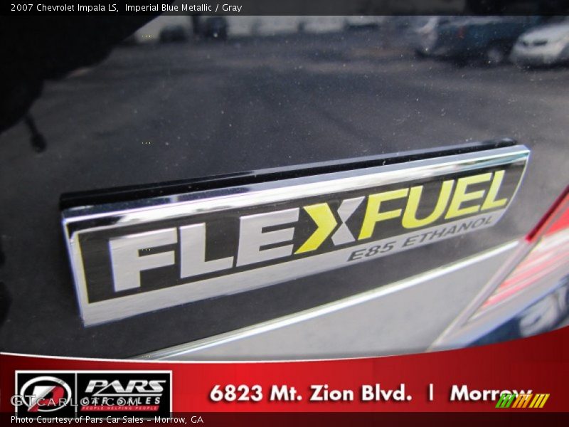 Imperial Blue Metallic / Gray 2007 Chevrolet Impala LS