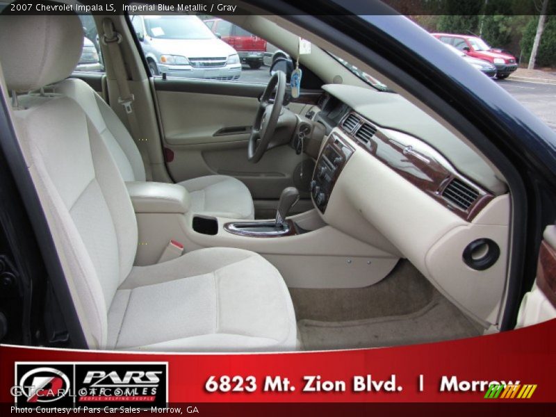 Imperial Blue Metallic / Gray 2007 Chevrolet Impala LS