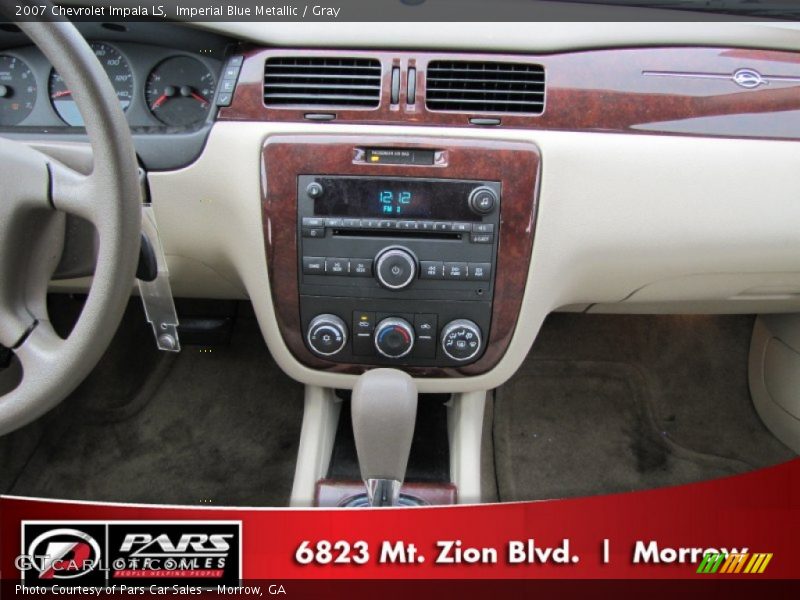 Imperial Blue Metallic / Gray 2007 Chevrolet Impala LS