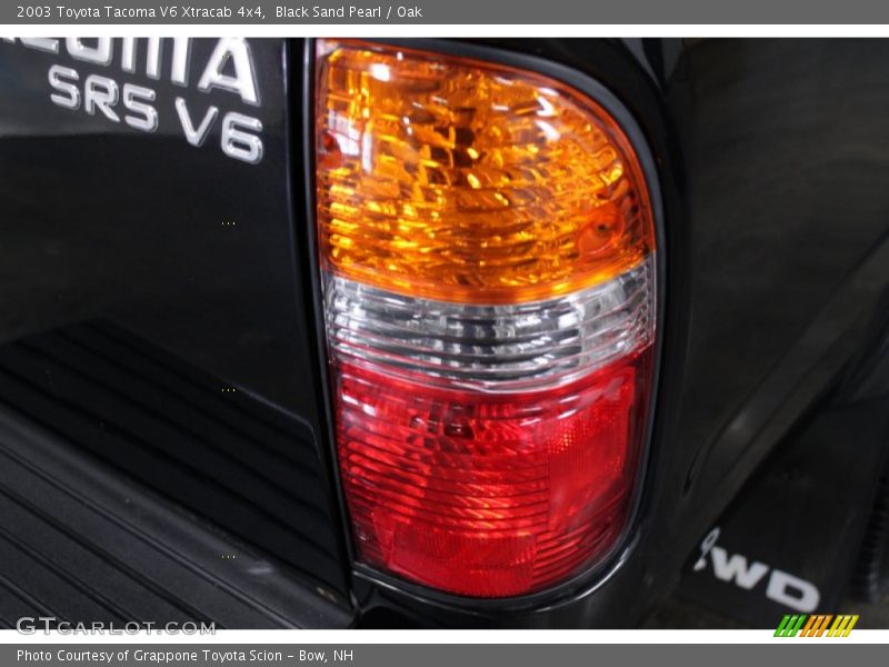 Black Sand Pearl / Oak 2003 Toyota Tacoma V6 Xtracab 4x4