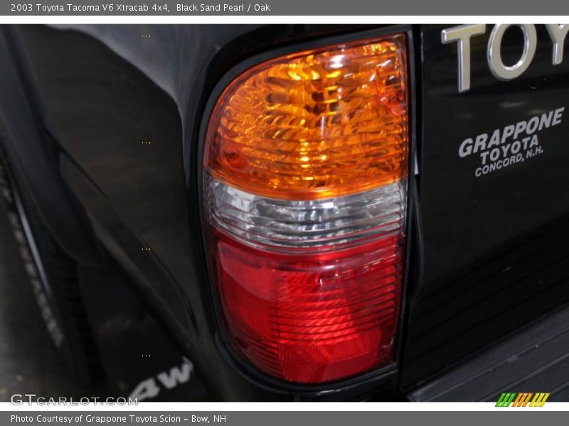 Black Sand Pearl / Oak 2003 Toyota Tacoma V6 Xtracab 4x4