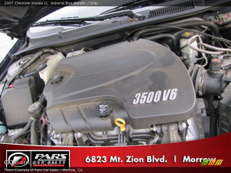 Imperial Blue Metallic / Gray 2007 Chevrolet Impala LS