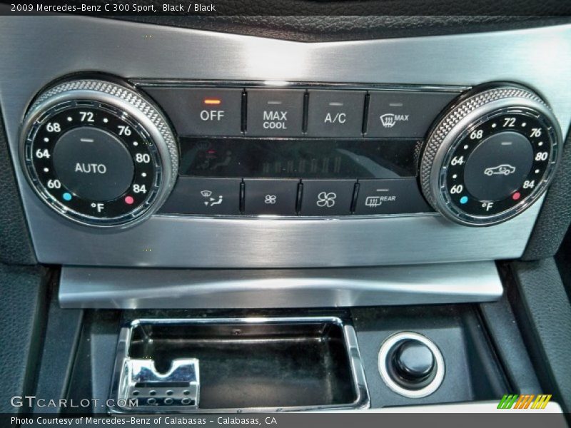Black / Black 2009 Mercedes-Benz C 300 Sport