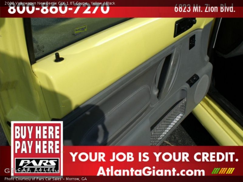 Yellow / Black 2000 Volkswagen New Beetle GLX 1.8T Coupe