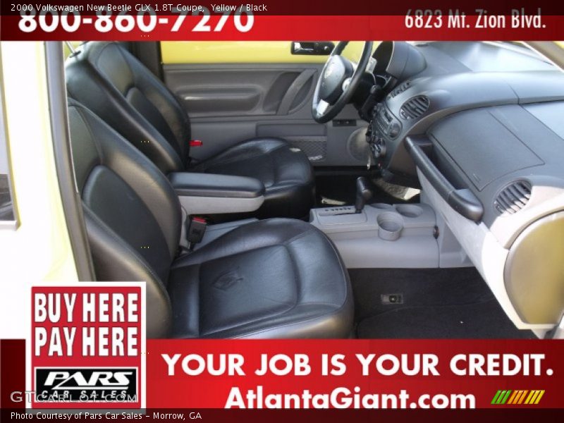 Yellow / Black 2000 Volkswagen New Beetle GLX 1.8T Coupe