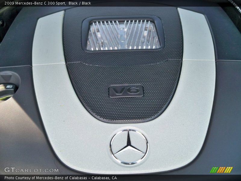 Black / Black 2009 Mercedes-Benz C 300 Sport