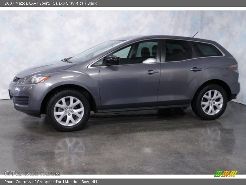 Galaxy Gray Mica / Black 2007 Mazda CX-7 Sport