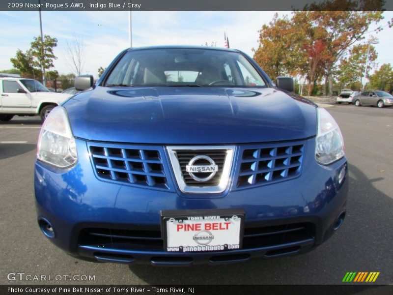 Indigo Blue / Gray 2009 Nissan Rogue S AWD