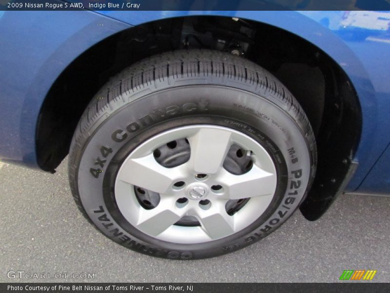 Indigo Blue / Gray 2009 Nissan Rogue S AWD