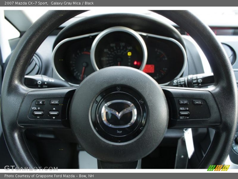 Galaxy Gray Mica / Black 2007 Mazda CX-7 Sport