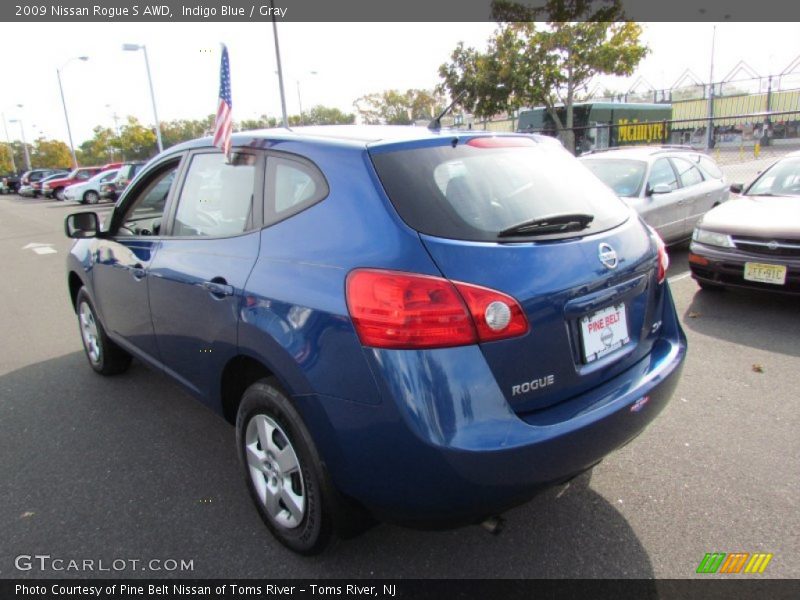 Indigo Blue / Gray 2009 Nissan Rogue S AWD