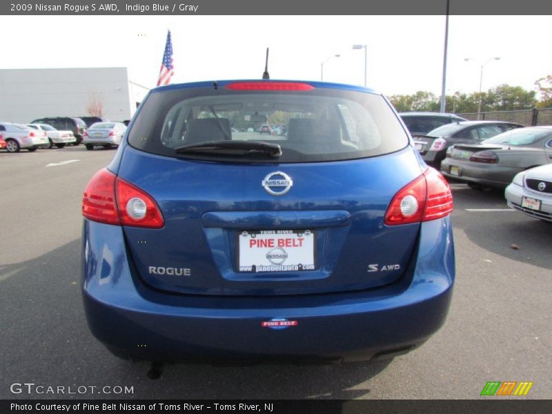 Indigo Blue / Gray 2009 Nissan Rogue S AWD