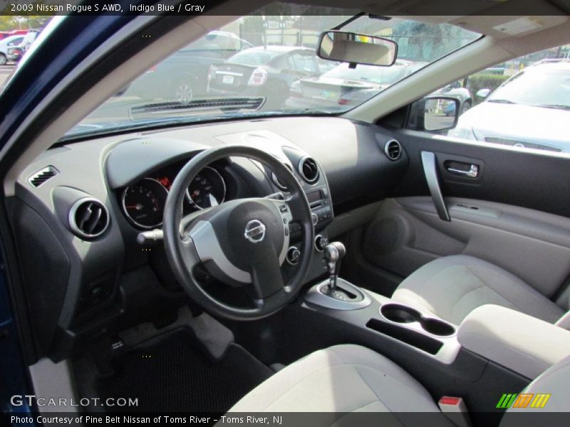 Indigo Blue / Gray 2009 Nissan Rogue S AWD