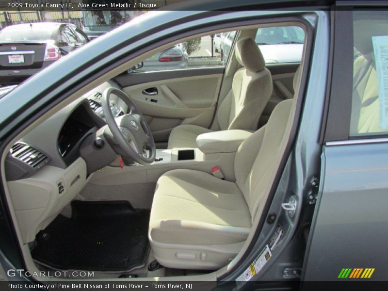 Aloe Green Metallic / Bisque 2009 Toyota Camry LE