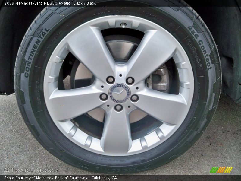 Black / Black 2009 Mercedes-Benz ML 350 4Matic