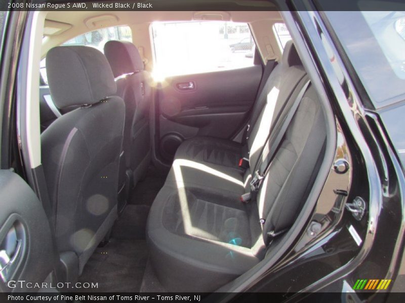 Wicked Black / Black 2008 Nissan Rogue S AWD