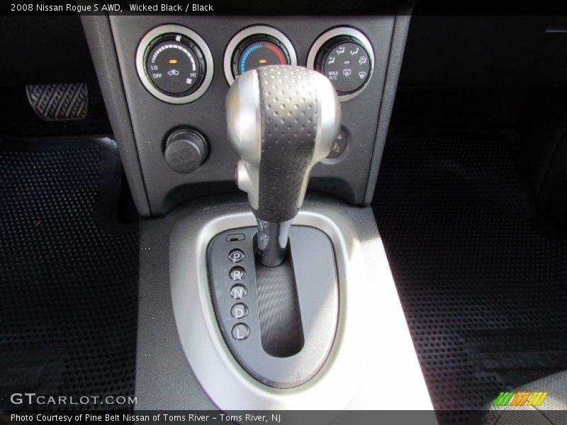 Wicked Black / Black 2008 Nissan Rogue S AWD