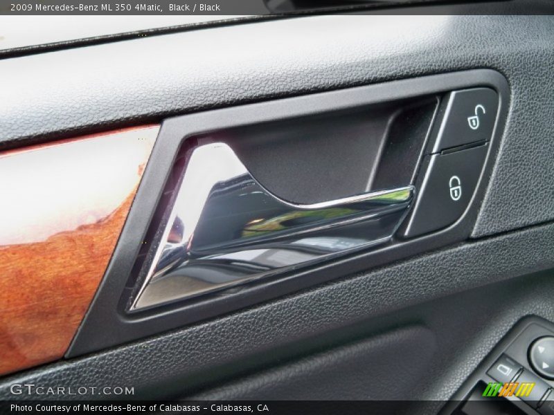 Black / Black 2009 Mercedes-Benz ML 350 4Matic