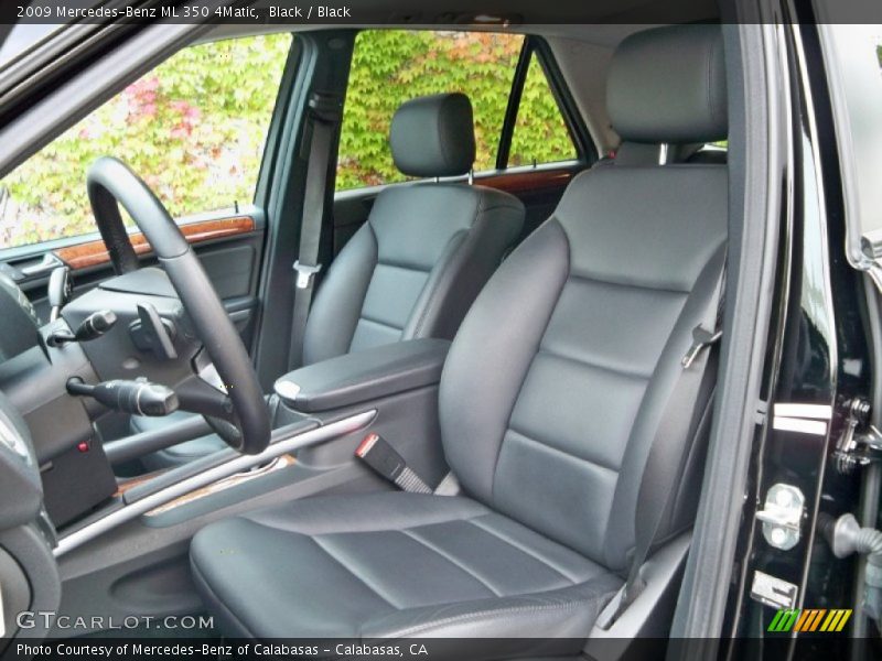 Black / Black 2009 Mercedes-Benz ML 350 4Matic