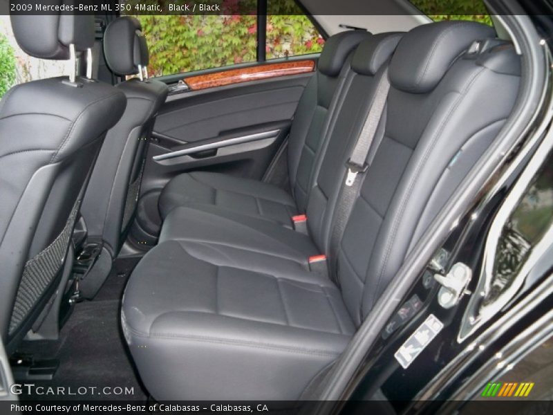 Black / Black 2009 Mercedes-Benz ML 350 4Matic