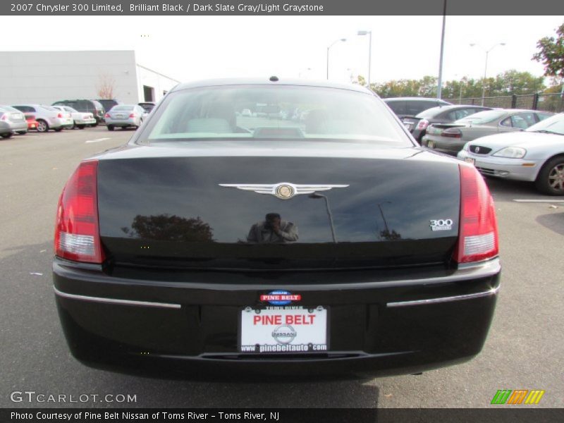 Brilliant Black / Dark Slate Gray/Light Graystone 2007 Chrysler 300 Limited