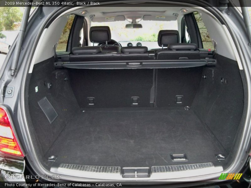 Black / Black 2009 Mercedes-Benz ML 350 4Matic