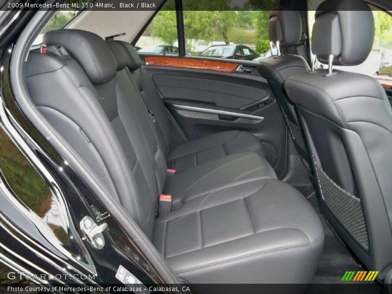 Black / Black 2009 Mercedes-Benz ML 350 4Matic