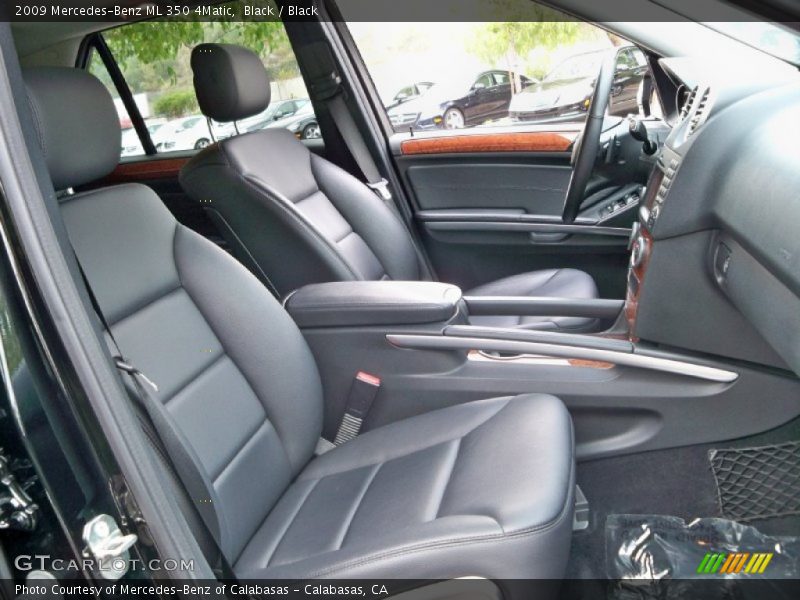 Black / Black 2009 Mercedes-Benz ML 350 4Matic