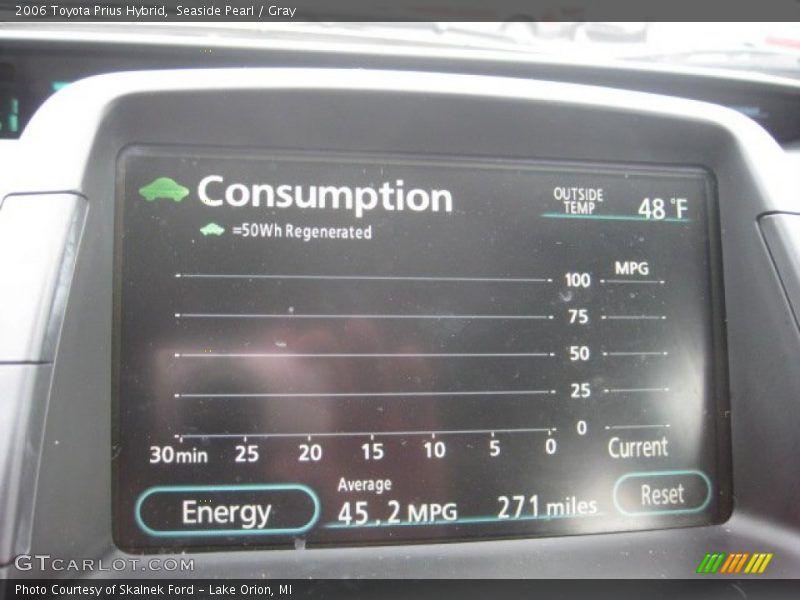Seaside Pearl / Gray 2006 Toyota Prius Hybrid