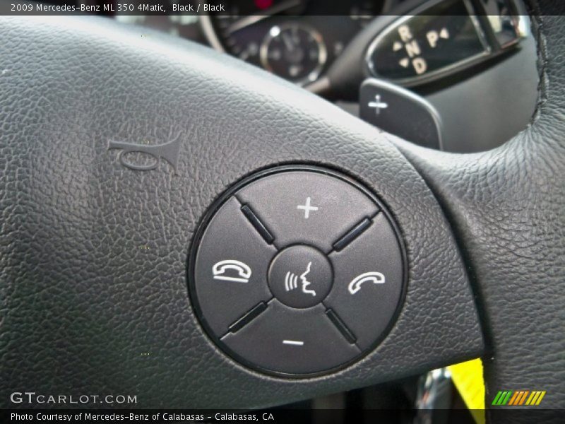 Black / Black 2009 Mercedes-Benz ML 350 4Matic