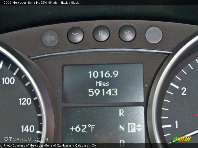 Black / Black 2009 Mercedes-Benz ML 350 4Matic