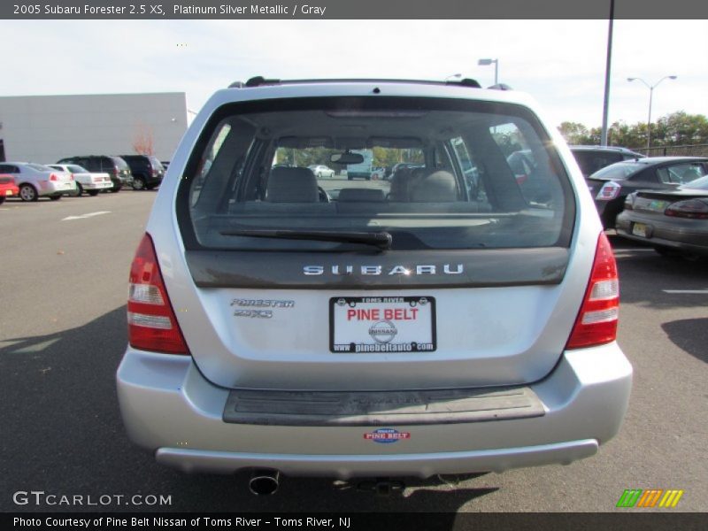 Platinum Silver Metallic / Gray 2005 Subaru Forester 2.5 XS