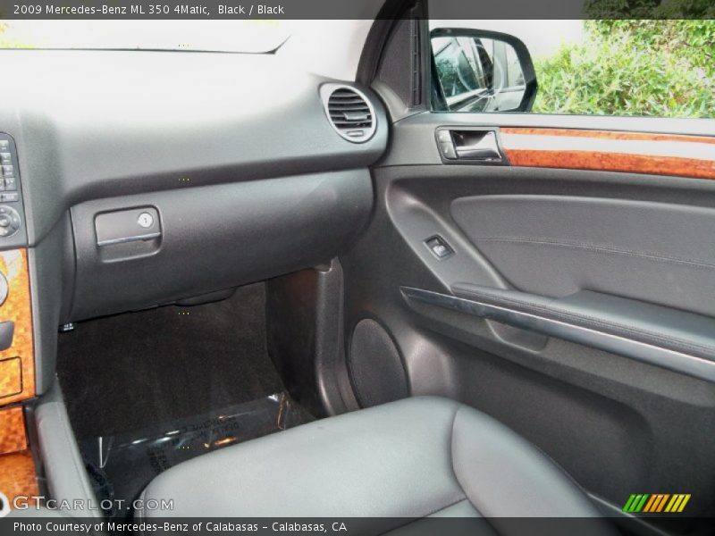 Black / Black 2009 Mercedes-Benz ML 350 4Matic
