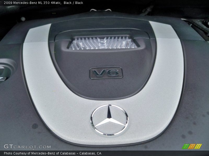 Black / Black 2009 Mercedes-Benz ML 350 4Matic