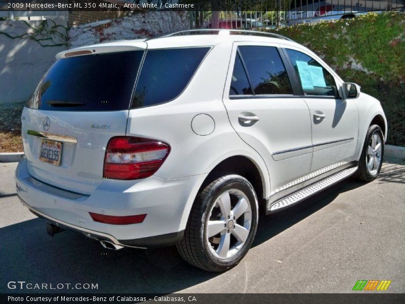 Arctic White / Cashmere 2009 Mercedes-Benz ML 350 4Matic