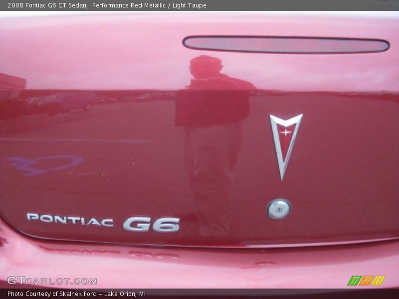 Performance Red Metallic / Light Taupe 2008 Pontiac G6 GT Sedan