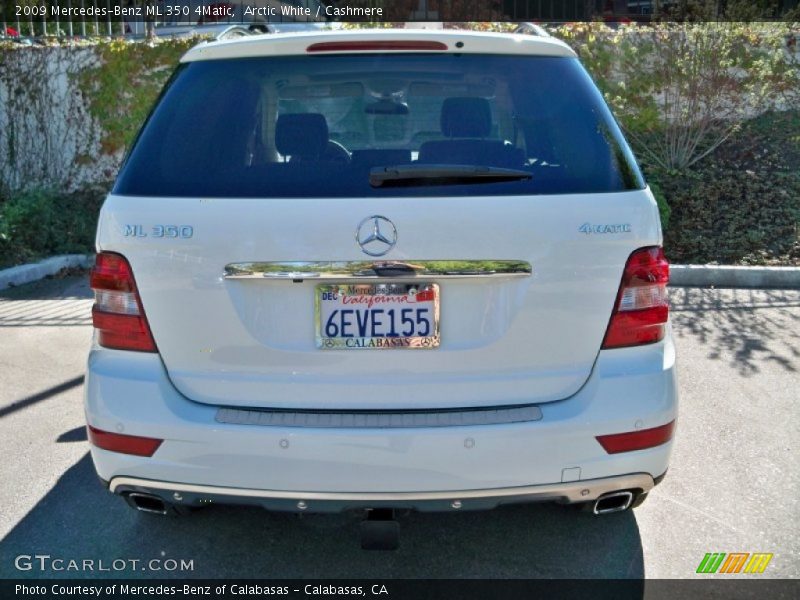 Arctic White / Cashmere 2009 Mercedes-Benz ML 350 4Matic