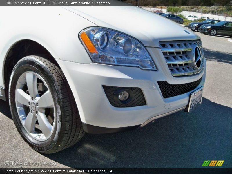 Arctic White / Cashmere 2009 Mercedes-Benz ML 350 4Matic