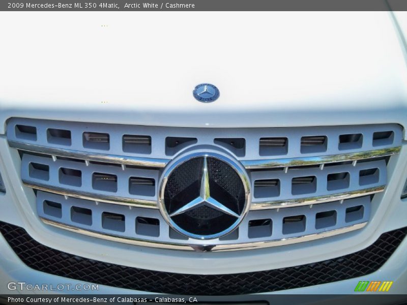 Arctic White / Cashmere 2009 Mercedes-Benz ML 350 4Matic