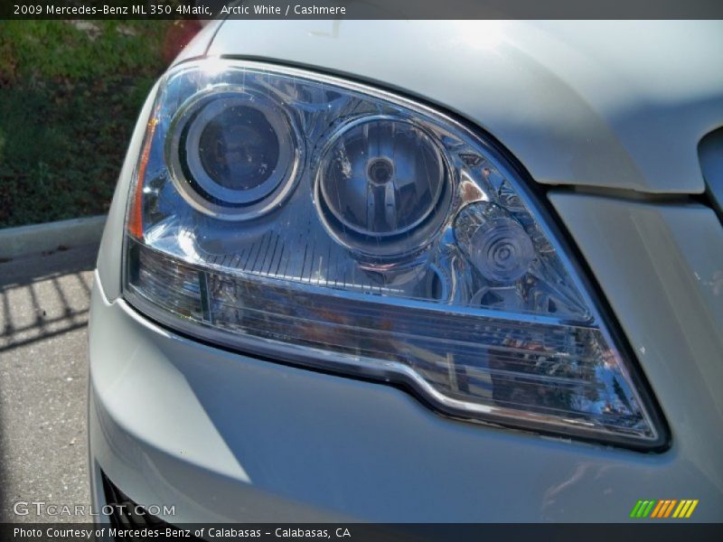 Arctic White / Cashmere 2009 Mercedes-Benz ML 350 4Matic