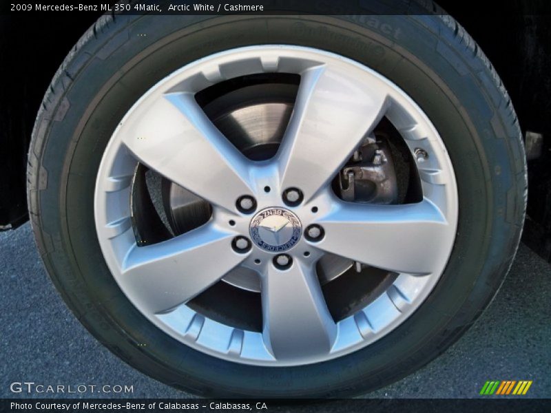 Arctic White / Cashmere 2009 Mercedes-Benz ML 350 4Matic