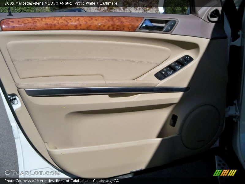 Arctic White / Cashmere 2009 Mercedes-Benz ML 350 4Matic