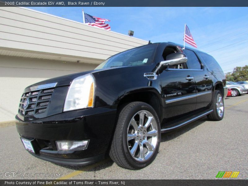 Black Raven / Ebony 2008 Cadillac Escalade ESV AWD