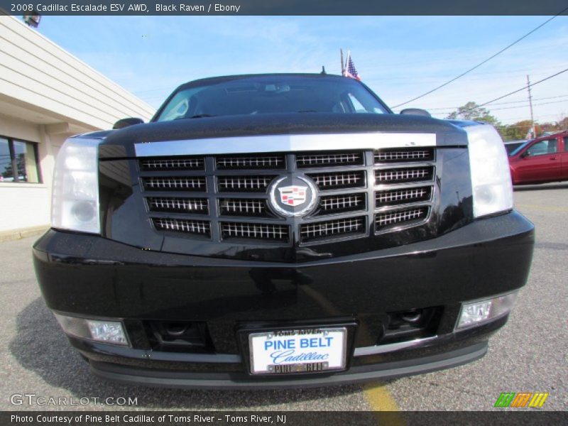 Black Raven / Ebony 2008 Cadillac Escalade ESV AWD