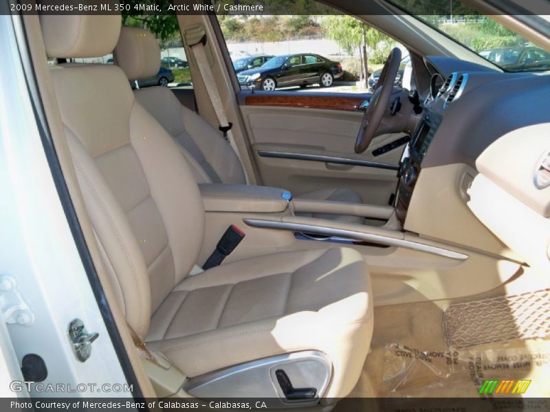 Arctic White / Cashmere 2009 Mercedes-Benz ML 350 4Matic